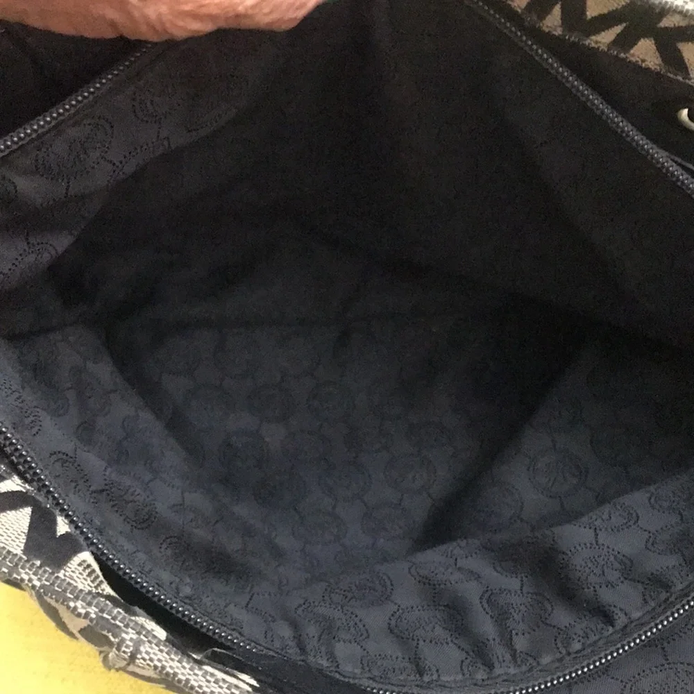 Michael Kors Brown Logo Tote Bag - Picture 4 of 12